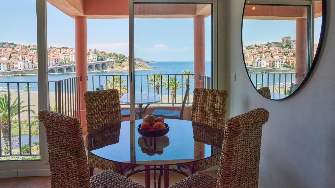 Vue Mer Panoramique Exceptionnelle L T2 Mezzanine Luxueux Banyuls-sur-Mer Luaran gambar