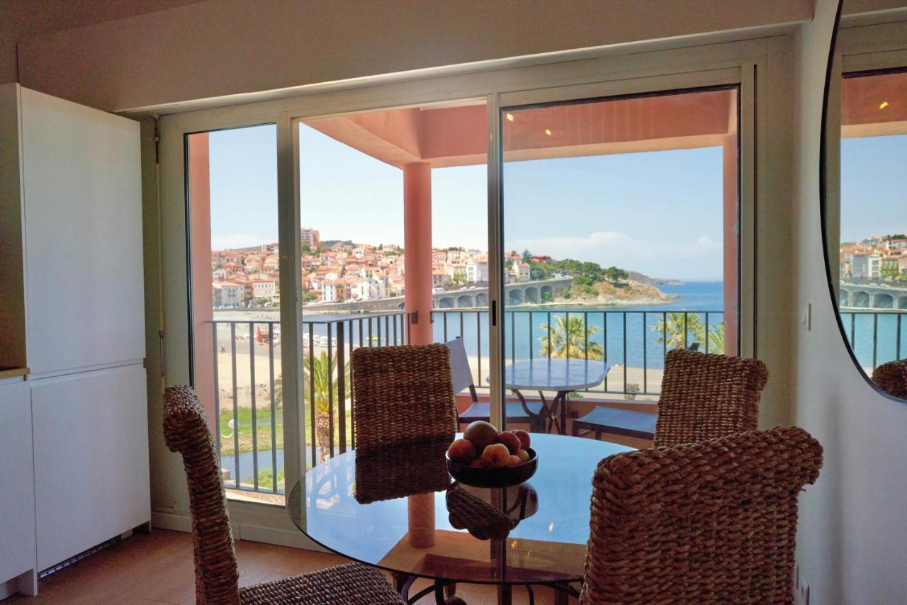 Vue Mer Panoramique Exceptionnelle L T2 Mezzanine Luxueux Banyuls-sur-Mer Luaran gambar
