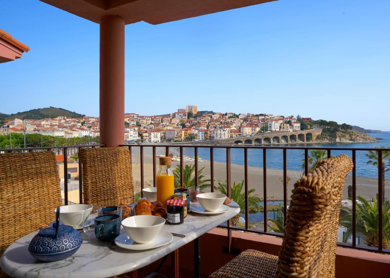 Vue Mer Panoramique Exceptionnelle L T2 Mezzanine Luxueux Banyuls-sur-Mer Luaran gambar