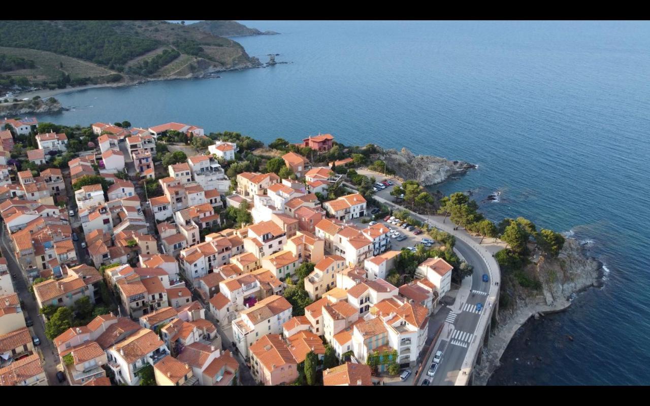 Vue Mer Panoramique Exceptionnelle L T2 Mezzanine Luxueux Banyuls-sur-Mer Luaran gambar