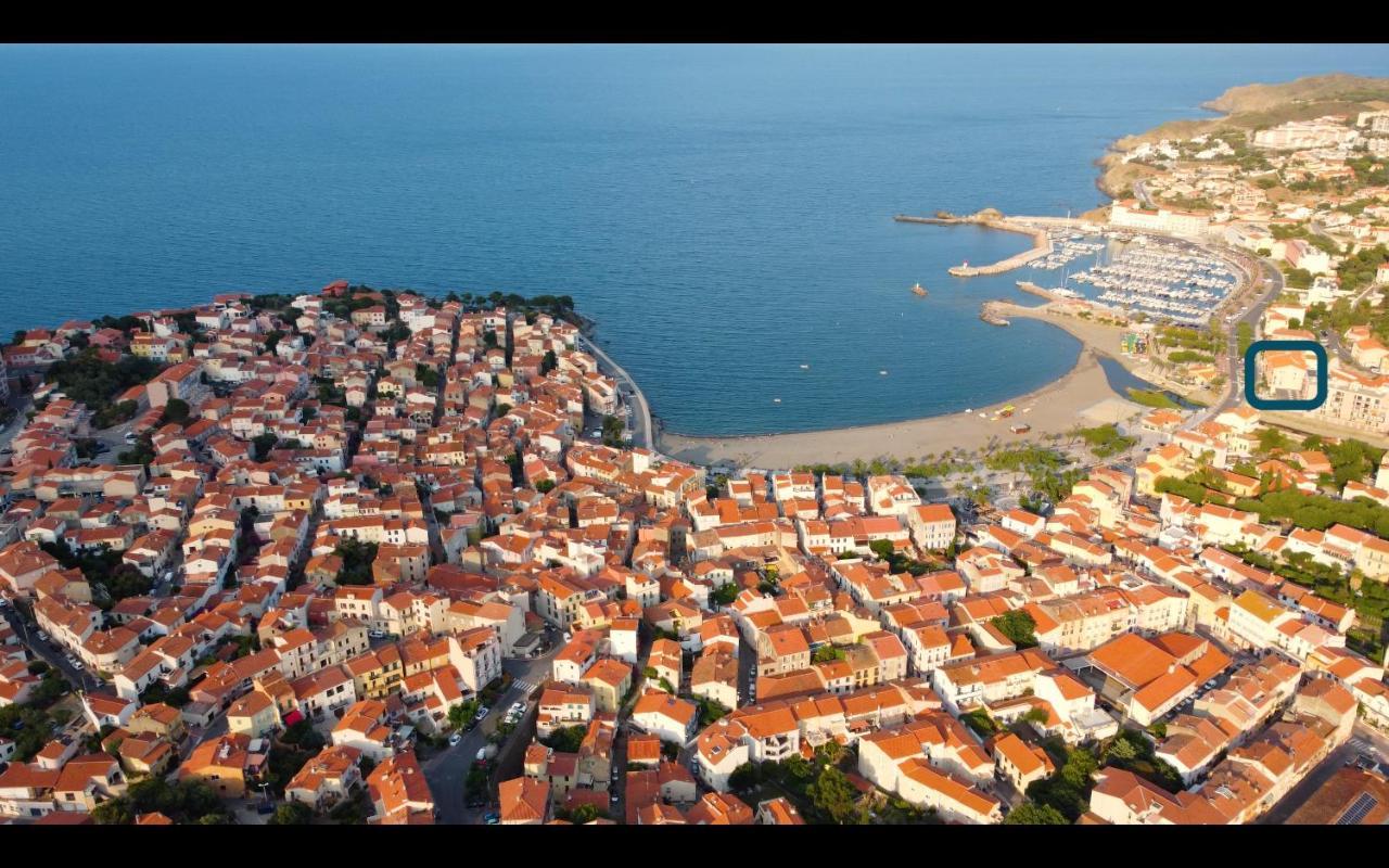 Vue Mer Panoramique Exceptionnelle L T2 Mezzanine Luxueux Banyuls-sur-Mer Luaran gambar